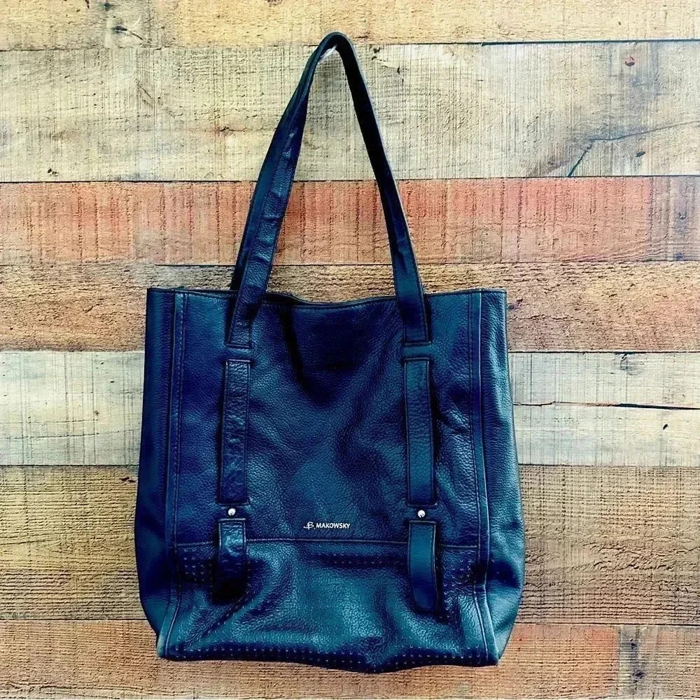 B. Makowsky Leather Shoulder/Tote Bag